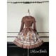 Alice Girl Bear Chocolate Long Sleeve Blouse(1st Pre-Order/3 Colours/Full Payment Without Shipping)